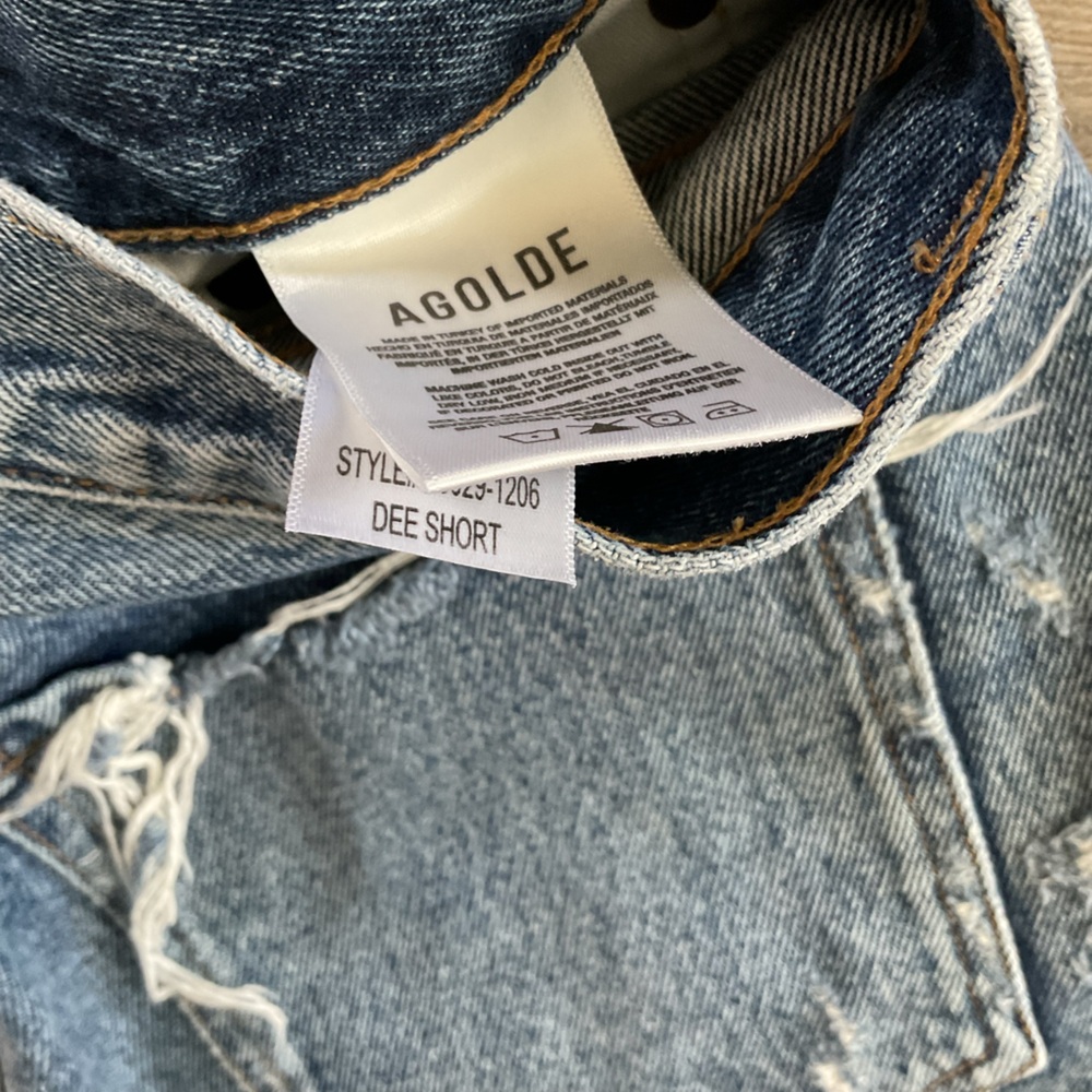 Agolde Dee Shorts in size 28 - Picture 6 of 6